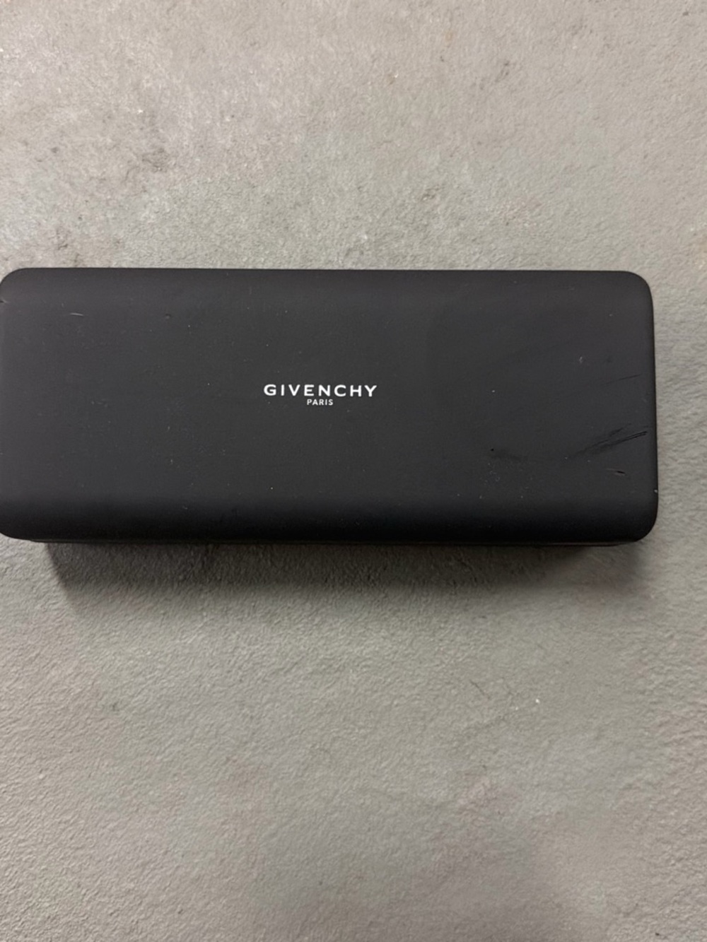 Givenchy Black Hard Eyewear Case with White Logo